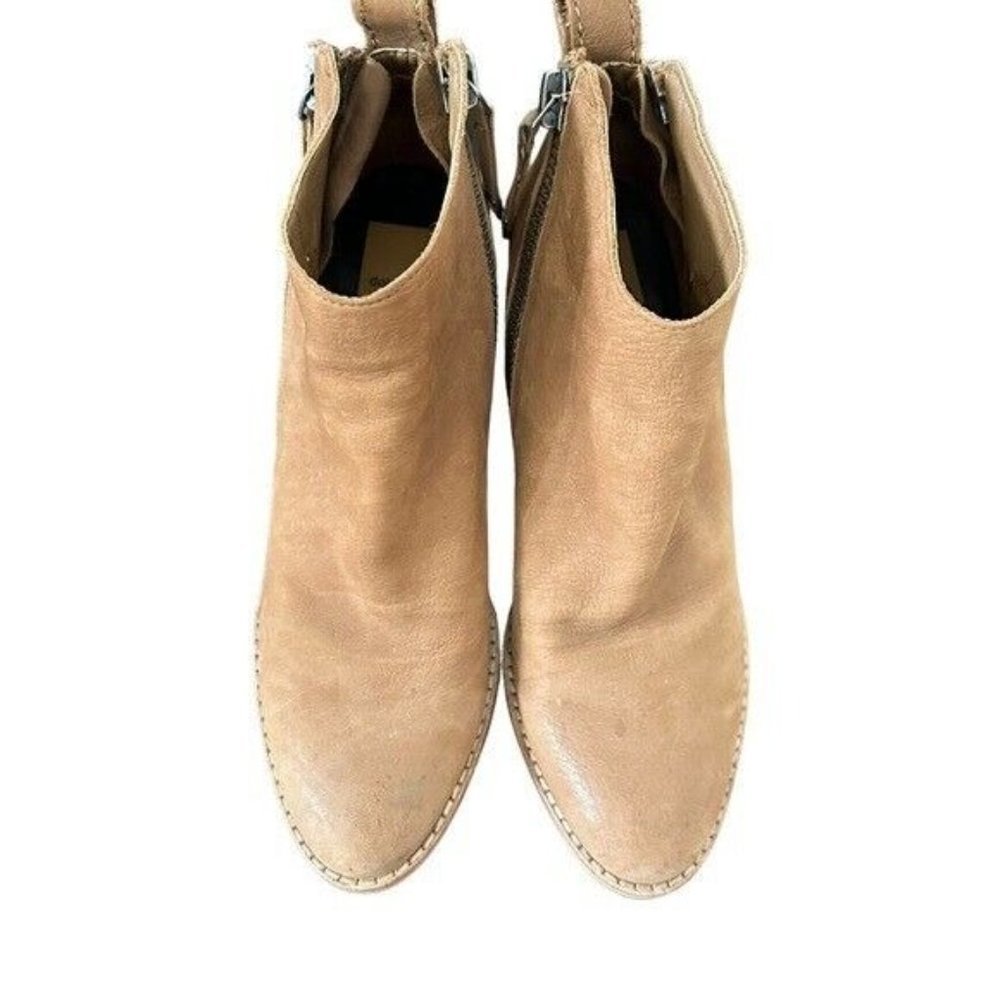 Dolce Vita Jaeger Teak Brown Nubuck Booties Women’s Size 7 - Picture 6 of 11